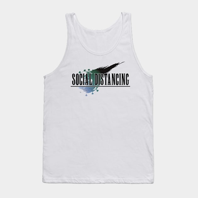 Social Distancing Tank Top by FAKE NEWZ DESIGNS